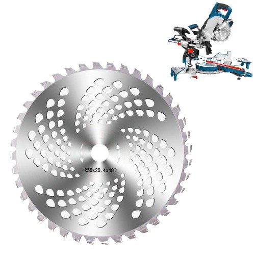 Lama Circolare 255 X 25.4 Mm - 40 Denti Per Seghe Da Tavolo E Troncatrici 05301